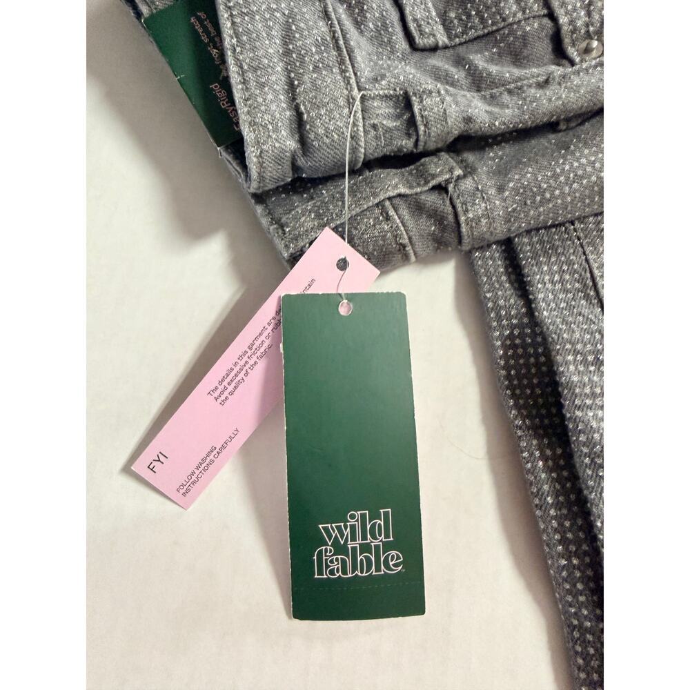 Wild Fable Mid Rise 90s Relaxed Straight Upstyled Cinderella Denim Jeans Gray 00 - Picture 8 of 16